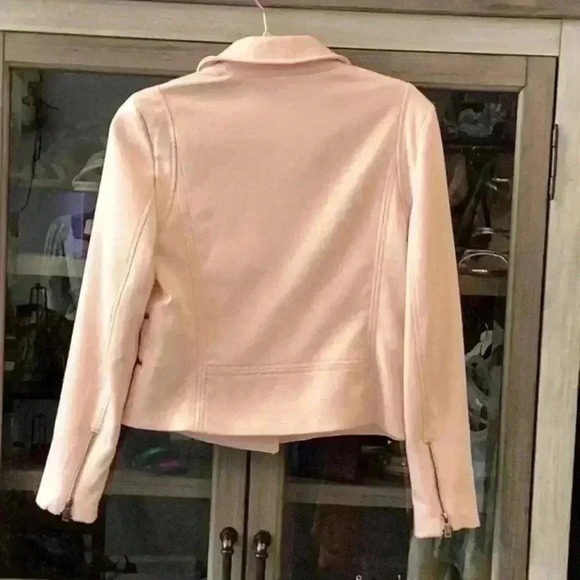 Banana Republic Pink PL Moto JacketSize 6 - Picture 7 of 7